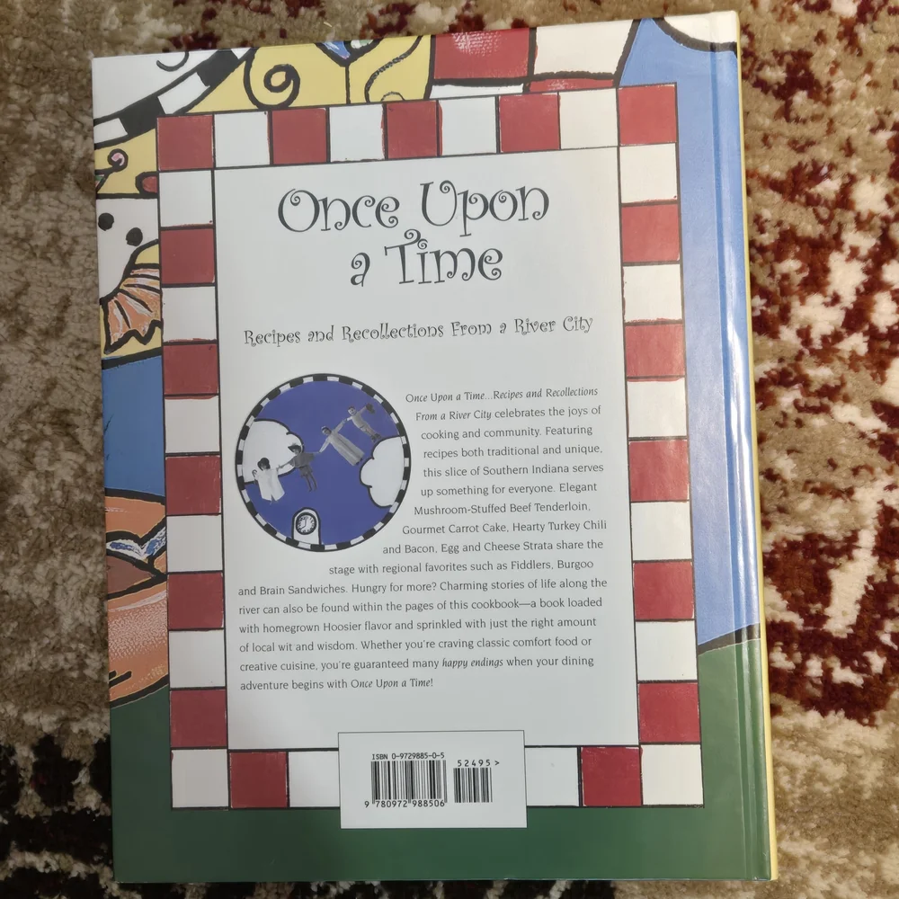 Once Upon a Time Junior League of Evansville Cookbook 2003 Hardcover 1st Edition
